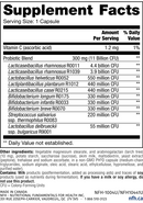 probio sap (nfh nutritional fundamentals) supplement facts