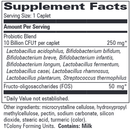 probiotic broad spectrum progressive labs supplement facts