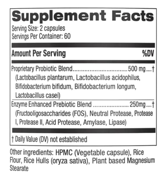 probiotic theramedix supplement facts