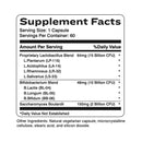 probiotic 25+ (inwell biosciences) supplement facts