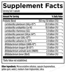 probiotic 50 designs for sport supplement facts