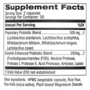 probiotic theramedix supplement facts