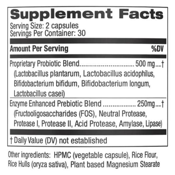 probiotic theramedix supplement facts