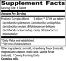 probiotic chewable for kids progressive labs supplement facts