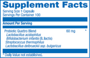 probiotic complete (anabolic laboratories) supplement facts