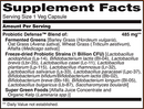 probiotic defense (now foods) supplement facts
