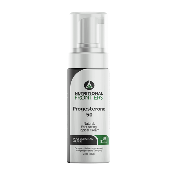 progesterone 50 cream nutritional frontiers