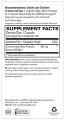 propolis extract (terry naturally) supplement facts