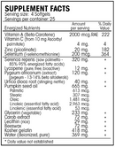 prost8 vitality guard (perque) supplement facts