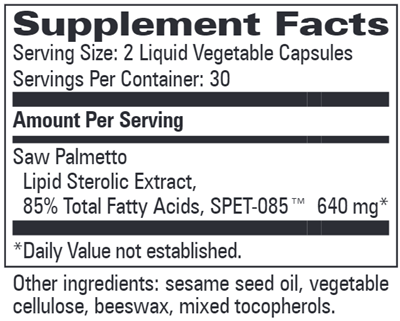 Prosta SPET-085 (Progressive Labs) Supplement Facts