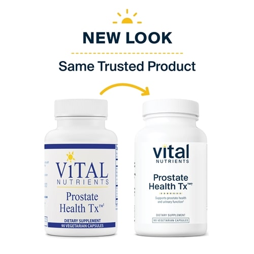 Prostate Health Tx Vital Nutrients new look