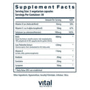 prostate health tx vital nutrients supplement facts