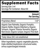 prostate health global healing supplement facts