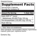 proteolytic enzymes (equilife) supplement facts