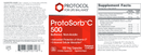 protosorb c 500 (protocol for life balance) label