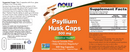 psyllium husk 500 mg (now foods) label
