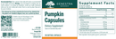 pumpkin capsules genestra label