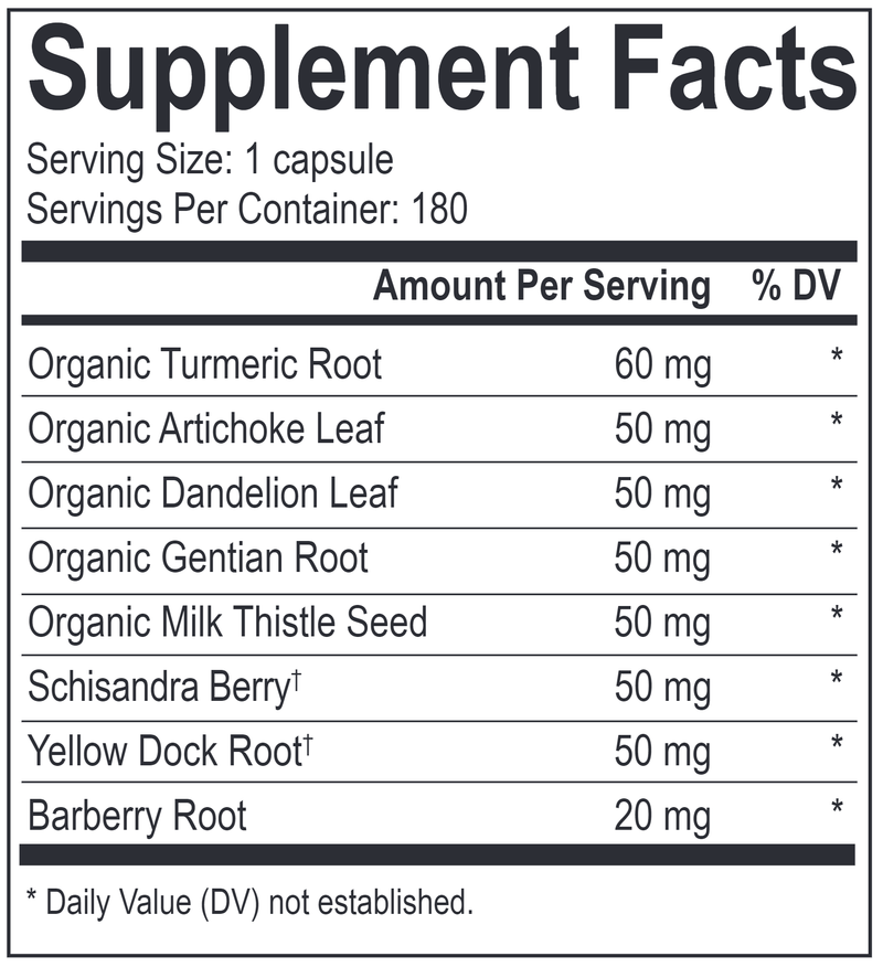 pure body clear (energetix) supplement facts