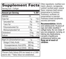 pure omega algae supplement facts