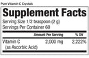 pure vitamin c (equilife) supplement facts