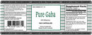 pure gaba 500 mg montiff label