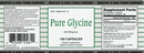 pure glycine 500 mg montiff label