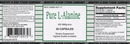 pure l-alanine 500 mg montiff label