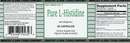 pure l-histidine 600 mg montiff label