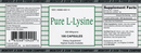 pure l-lysine 500 mg montiff label