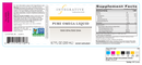 pure omega liquid - high potency liquid fish oil (integrative therapeutics) label
