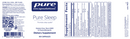 pure sleep pure encapsulations label