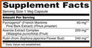 pycnogenol 60 mg (now foods) supplement facts