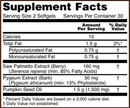 pygeum & saw palmetto (now foods) supplement facts