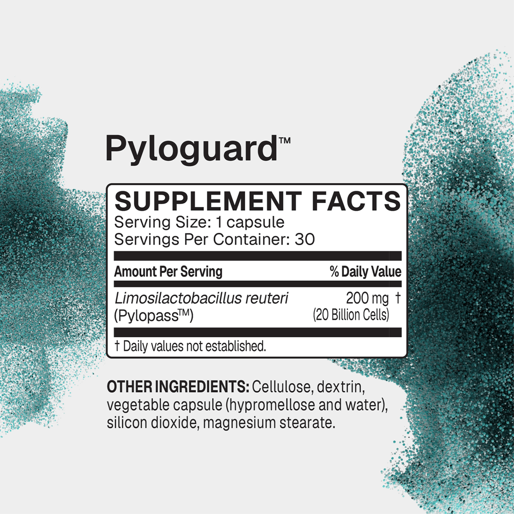PyloGuard Supplement Facts Label