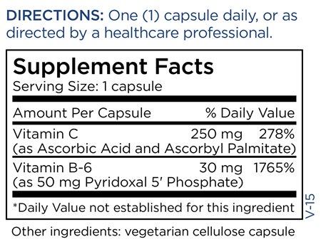Pyridoxal 5 Phosphate (Metabolic Maintenance) supplement facts
