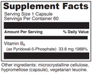 pyridoxal 5 phosphate davinci labs supplement facts