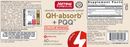 qh-absorb + pqq jarrow formulas label