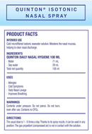 QUINTON DAILY NASAL SPRAY (Quicksilver Scientific)