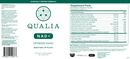 qualia NAD+ optimized aging (neurohacker collective) | qualia life sciences label
