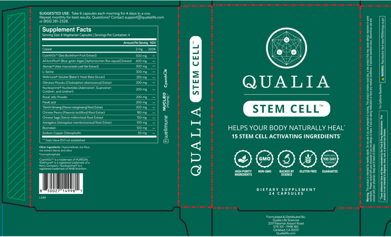 qualia stem cell neurohacker collective label