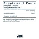 quercetin vital nutrients supplement facts
