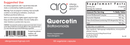 quercetin bioflavonoids allergy research group label