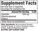 quercetin nutramedix supplement facts