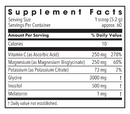 R.E.M. maintenance (metabolic maintenance) supplement facts