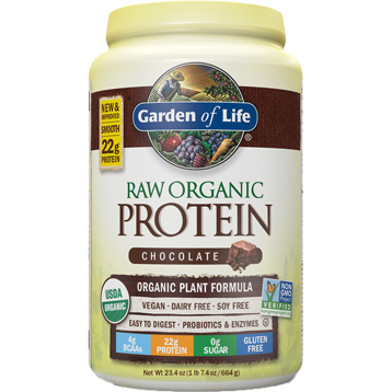 RAW Organic Protein Chocolate (Garden of Life) Front