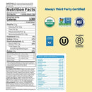 raw organic protein vanilla garden of life nutrition facts