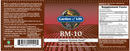 rm-10 garden of life label