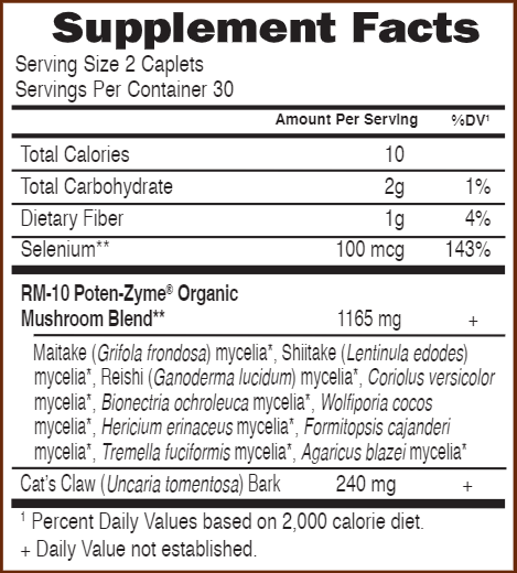 rm-10 garden of life supplement facts