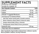 radiant skin complex (thorne) supplement facts