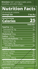spirulina powder (metabolic response modifier) nutrition facts